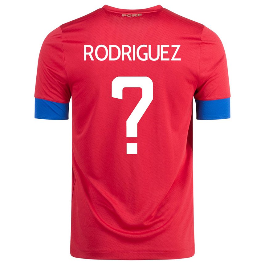 Kinder Costa-ricanische Bradley Rodriguez #0 Rot Heimtrikot Trikot 22-24 T-shirt Belgien