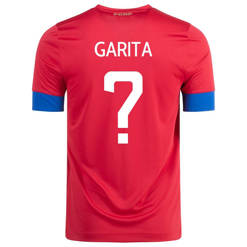Kinder Costa-ricanische Emmanuel Garita #0 Rot Heimtrikot Trikot 22-24 T-shirt Belgien