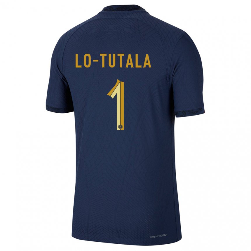 Kinder Französische Thimothee Lo Tutala #1 Marineblau Heimtrikot Trikot 22-24 T-shirt Belgien