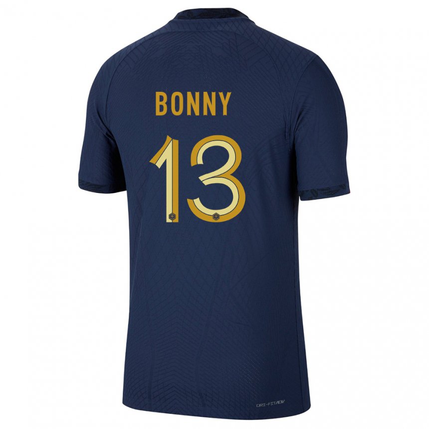 Kinder Französische Ange Yoan Bonny #13 Marineblau Heimtrikot Trikot 22-24 T-shirt Belgien