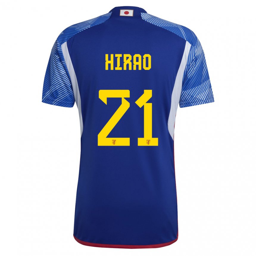 Kinder Japanische Chika Hirao #21 Königsblau Heimtrikot Trikot 22-24 T-shirt Belgien