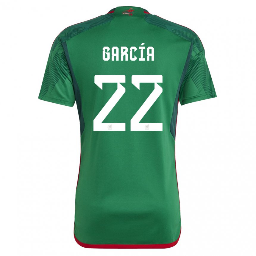 Kinder Mexikanische Diana Garcia #22 Grün Heimtrikot Trikot 22-24 T-shirt Belgien