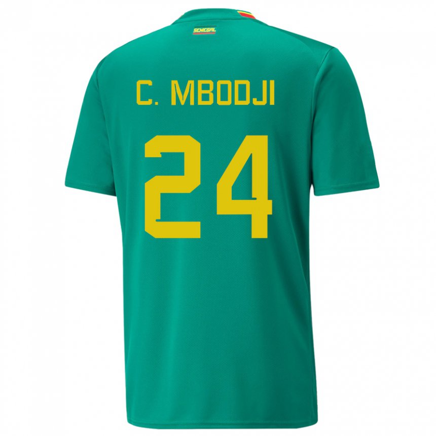 Kinderen Senegalees Coumba Sylla Mbodji #24 Groente Uitshirt Uittenue 22-24 T-shirt België