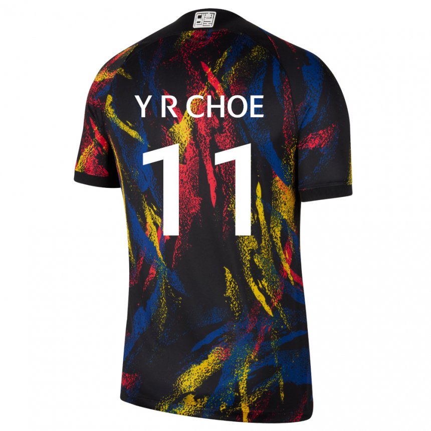 Kinder Südkoreanische Choe Yu Ri #11 Mehrfarbig Auswärtstrikot Trikot 22-24 T-shirt Belgien
