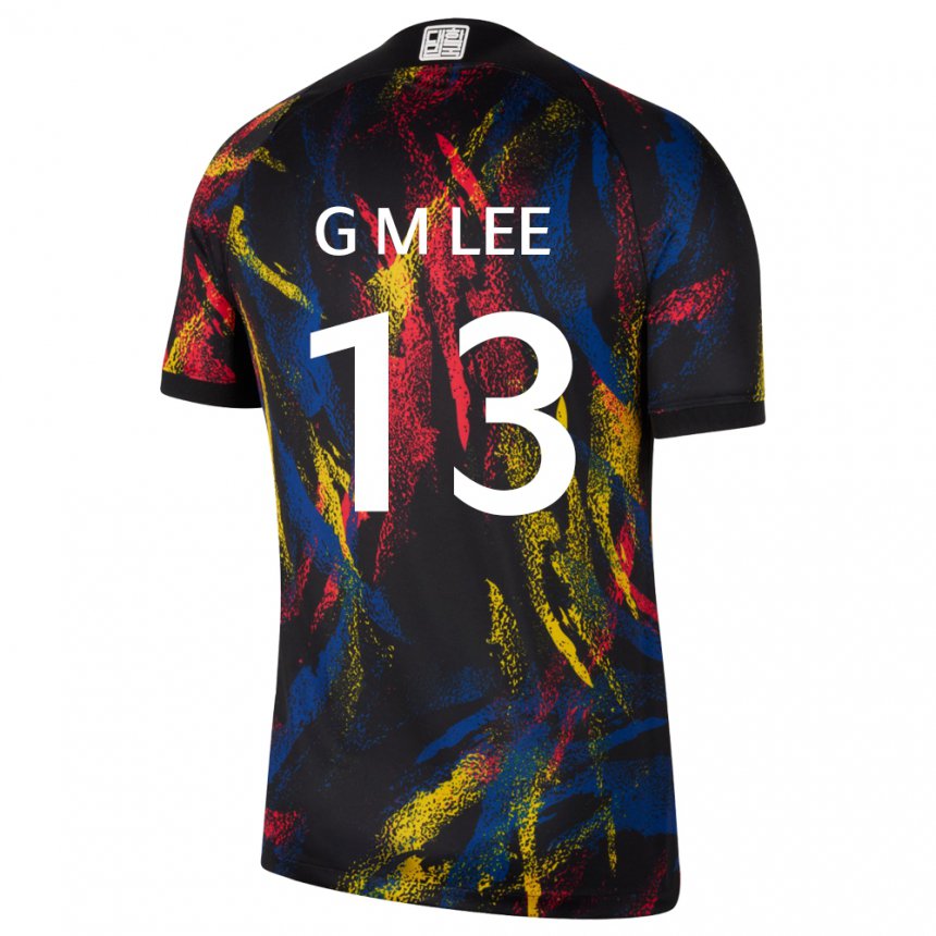 Enfant Maillot Corée Du Sud Lee Geum Min #13 Multicolore Tenues Extérieur 22-24 T-shirt Belgique