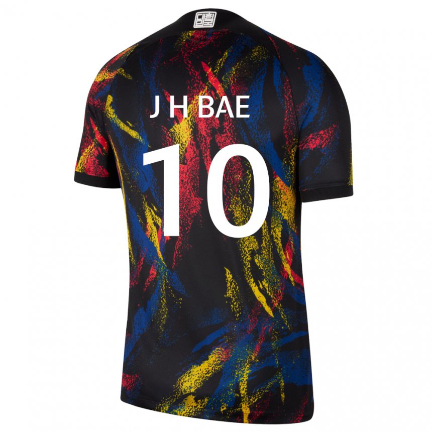 Kinder Südkoreanische Bae Joon Ho #10 Mehrfarbig Auswärtstrikot Trikot 22-24 T-shirt Belgien