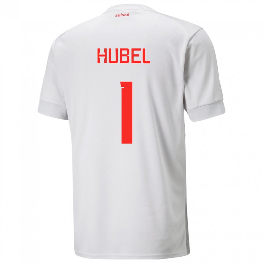 Kinder Schweizer Marvin Hubel #1 Weiß Auswärtstrikot Trikot 22-24 T-shirt Belgien