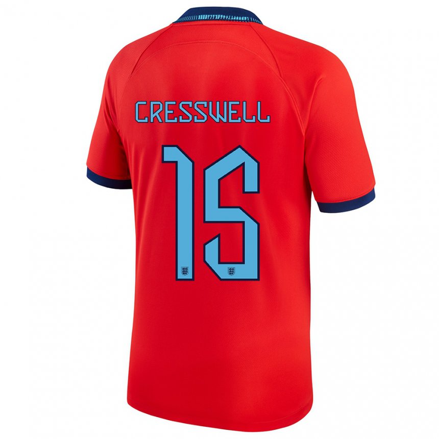 Kinder Englische Charlie Cresswell #15 Rot Auswärtstrikot Trikot 22-24 T-shirt Belgien