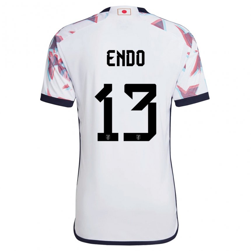 Kinder Japanische Jun Endo #13 Weiß Auswärtstrikot Trikot 22-24 T-shirt Belgien