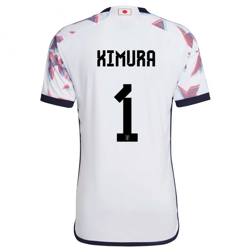Kinder Japanische Ryoya Kimura #1 Weiß Auswärtstrikot Trikot 22-24 T-shirt Belgien