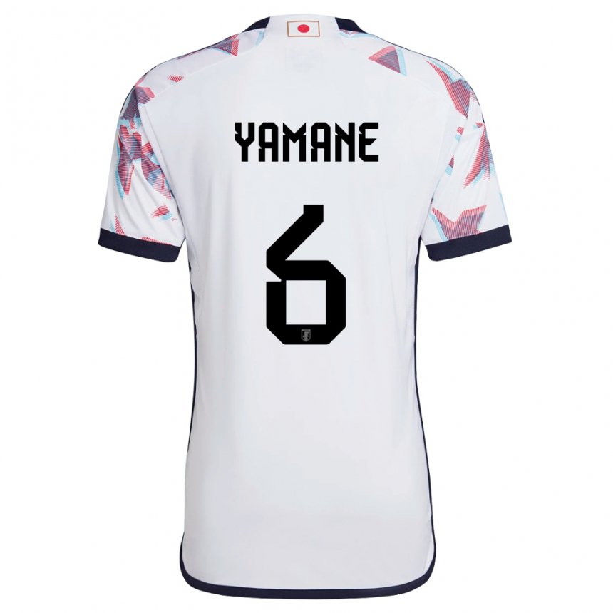 Enfant Maillot Japon Riku Yamane #6 Blanc Tenues Extérieur 22-24 T-shirt Belgique