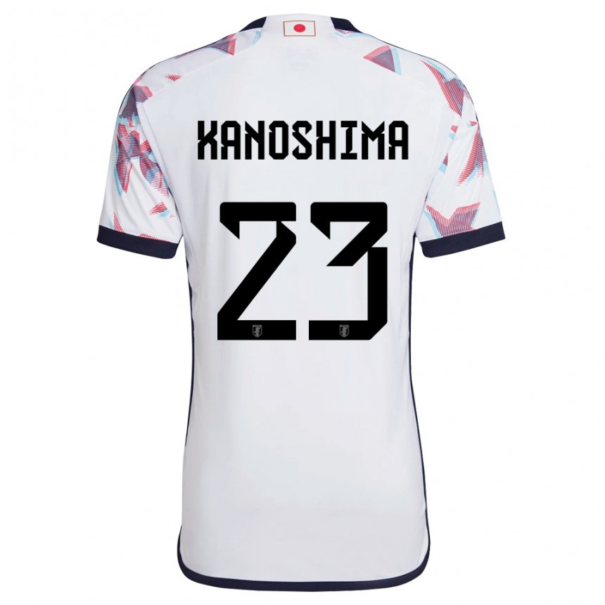 Kinder Japanische Yu Kanoshima #23 Weiß Auswärtstrikot Trikot 22-24 T-shirt Belgien