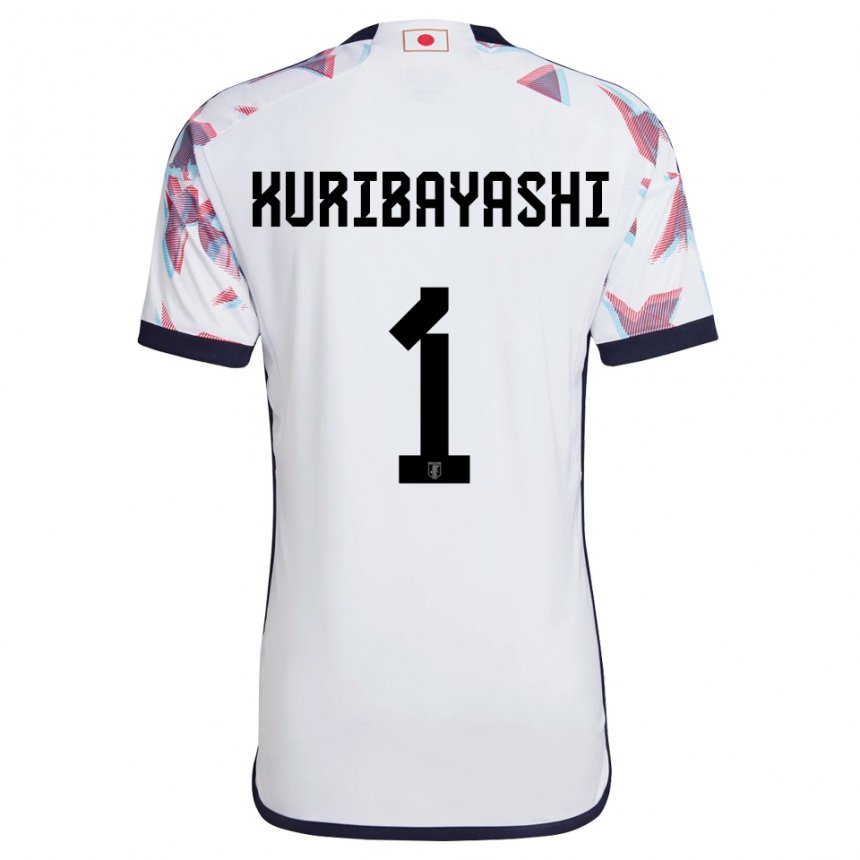 Kinder Japanische Hayato Kuribayashi #1 Weiß Auswärtstrikot Trikot 22-24 T-shirt Belgien