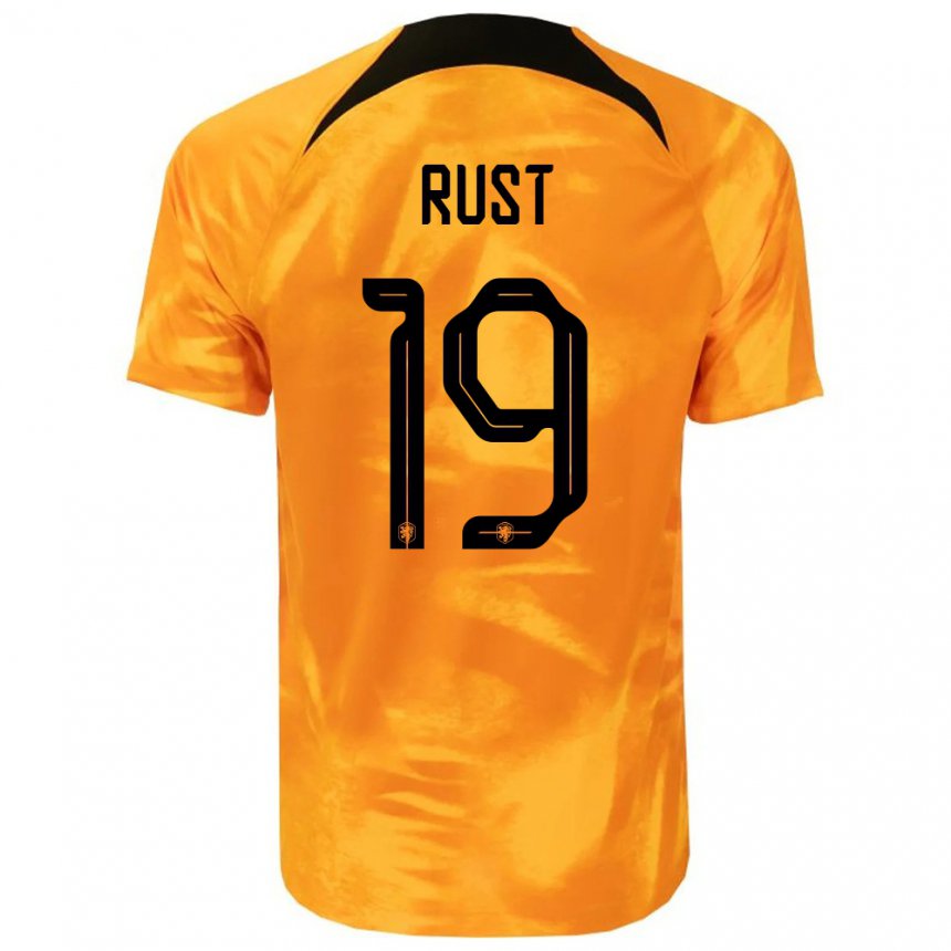 Herren Niederländische Fabiano Rust #19 Laser-orange Heimtrikot Trikot 22-24 T-shirt Belgien