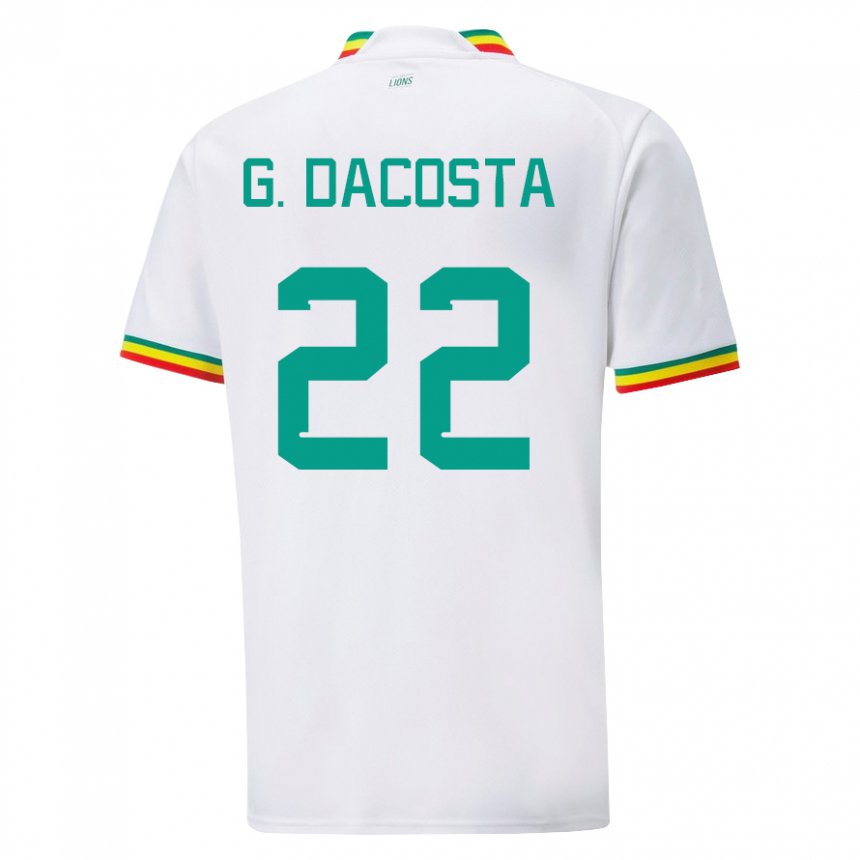 Herren Senegalesische Gladys Irene Dacosta #22 Weiß Heimtrikot Trikot 22-24 T-shirt Belgien