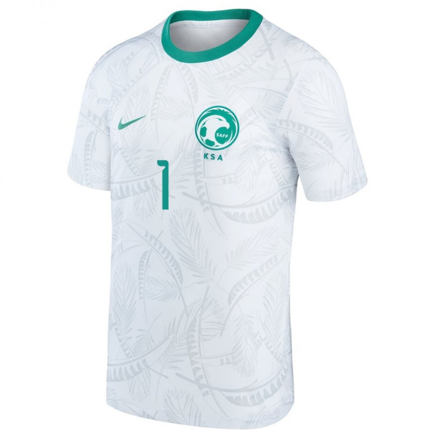 Herren Saudi-arabische Bader Kabli #1 Weiß Heimtrikot Trikot 22-24 T-shirt Belgien