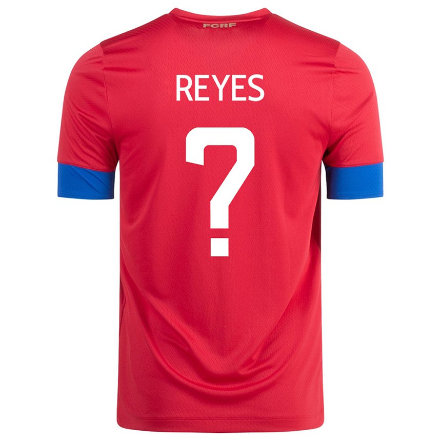 Herren Costa-ricanische Kenan Reyes #0 Rot Heimtrikot Trikot 22-24 T-shirt Belgien
