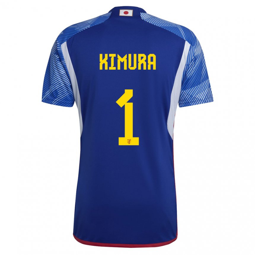 Homme Maillot Japon Ryoya Kimura #1 Bleu Royal Tenues Domicile 22-24 T-shirt Belgique