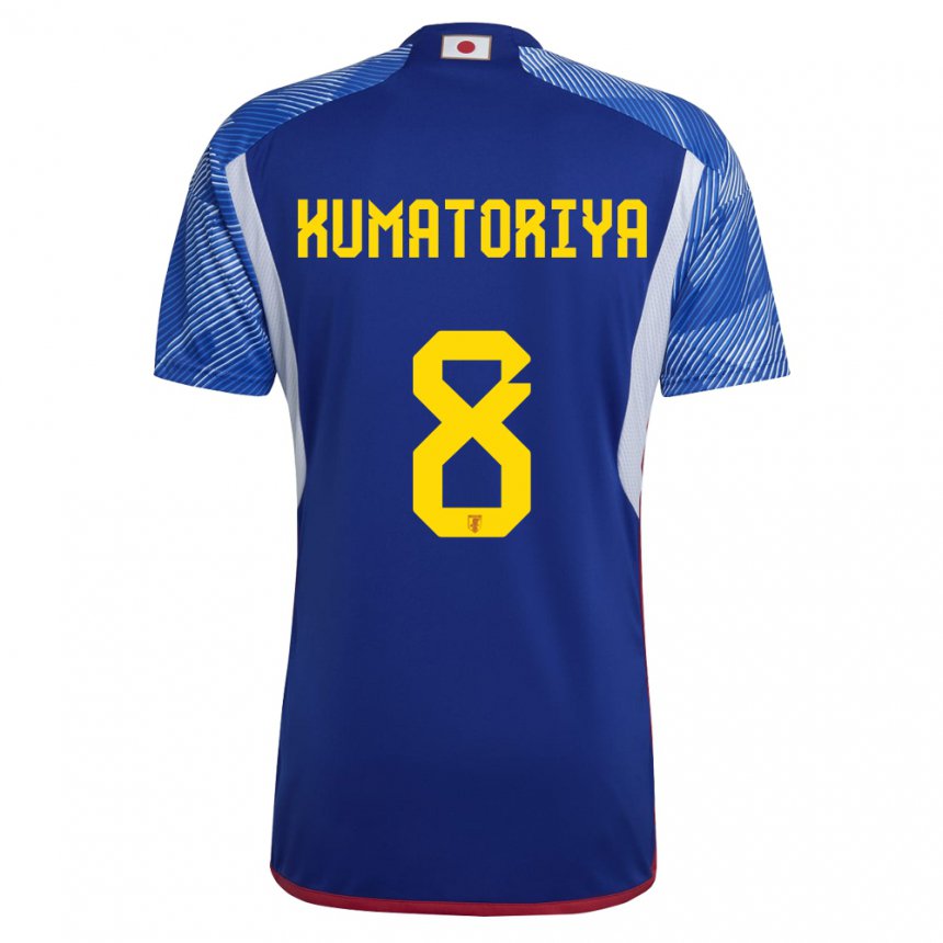 Herren Japanische Issei Kumatoriya #8 Königsblau Heimtrikot Trikot 22-24 T-shirt Belgien