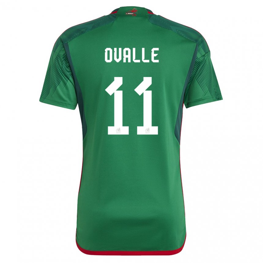Herren Mexikanische Lizbeth Ovalle #11 Grün Heimtrikot Trikot 22-24 T-shirt Belgien