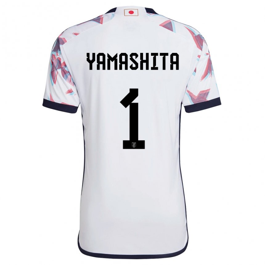 Homme Maillot Japon Ayaka Yamashita #1 Blanc Tenues Extérieur 22-24 T-shirt Belgique