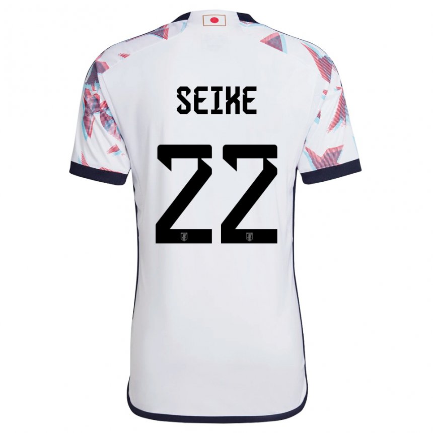 Homme Maillot Japon Kiko Seike #22 Blanc Tenues Extérieur 22-24 T-shirt Belgique