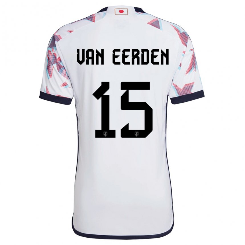 Heren Japans Shawn Van Eerden #15 Wit Uitshirt Uittenue 22-24 T-shirt België