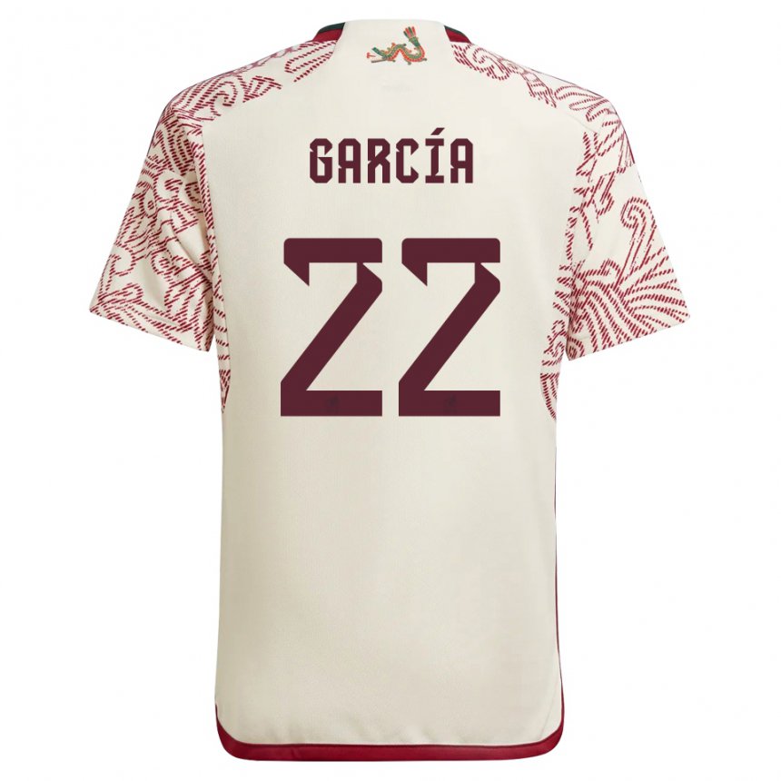 Herren Mexikanische Diana Garcia #22 Wunder Weiß Rot Auswärtstrikot Trikot 22-24 T-shirt Belgien