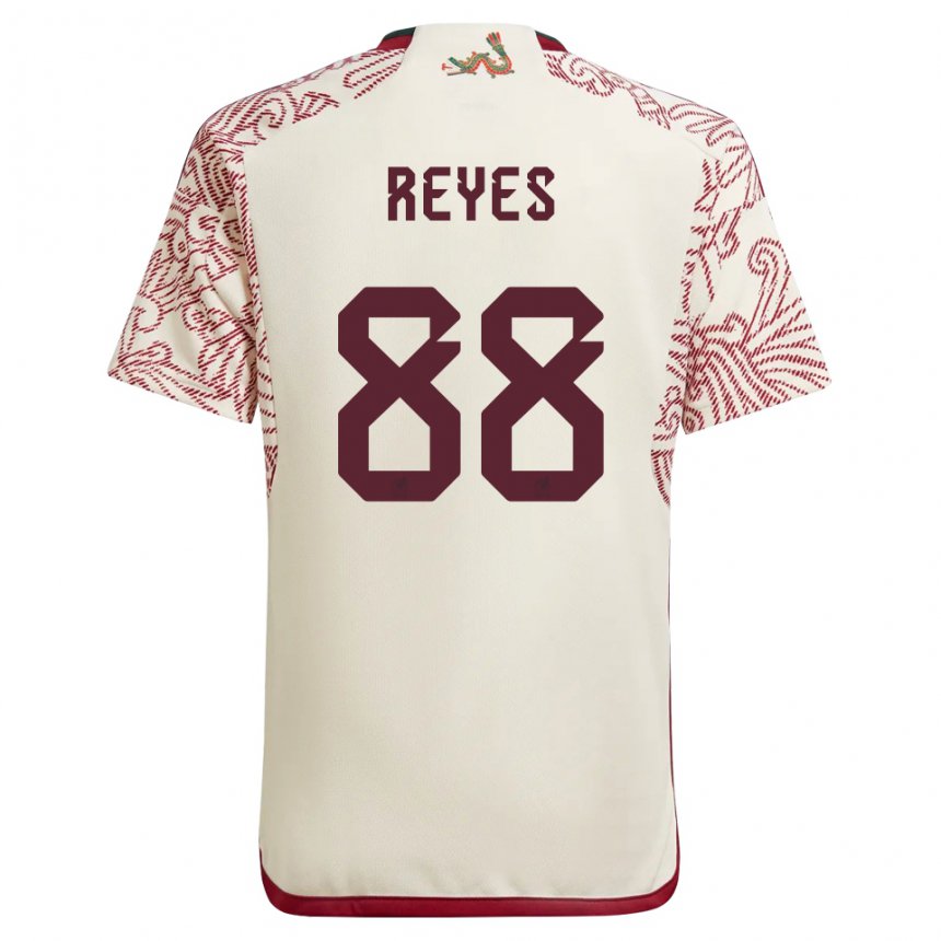 Herren Mexikanische Maricarmen Reyes #88 Wunder Weiß Rot Auswärtstrikot Trikot 22-24 T-shirt Belgien