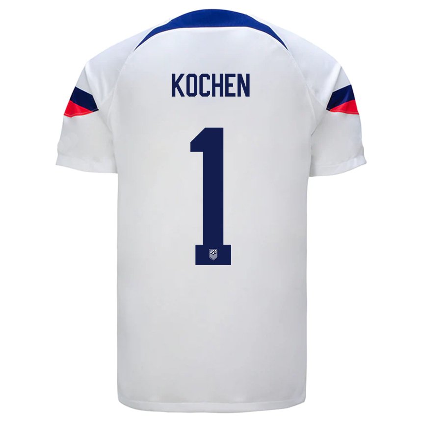 Damen Us-amerikanische Diego Kochen #1 Weiß Heimtrikot Trikot 22-24 T-shirt Belgien