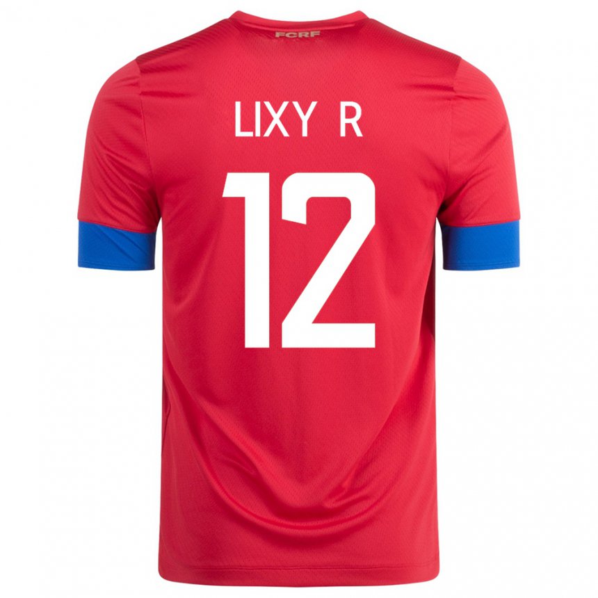 Damen Costa-ricanische Lixy Rodriguez #12 Rot Heimtrikot Trikot 22-24 T-shirt Belgien