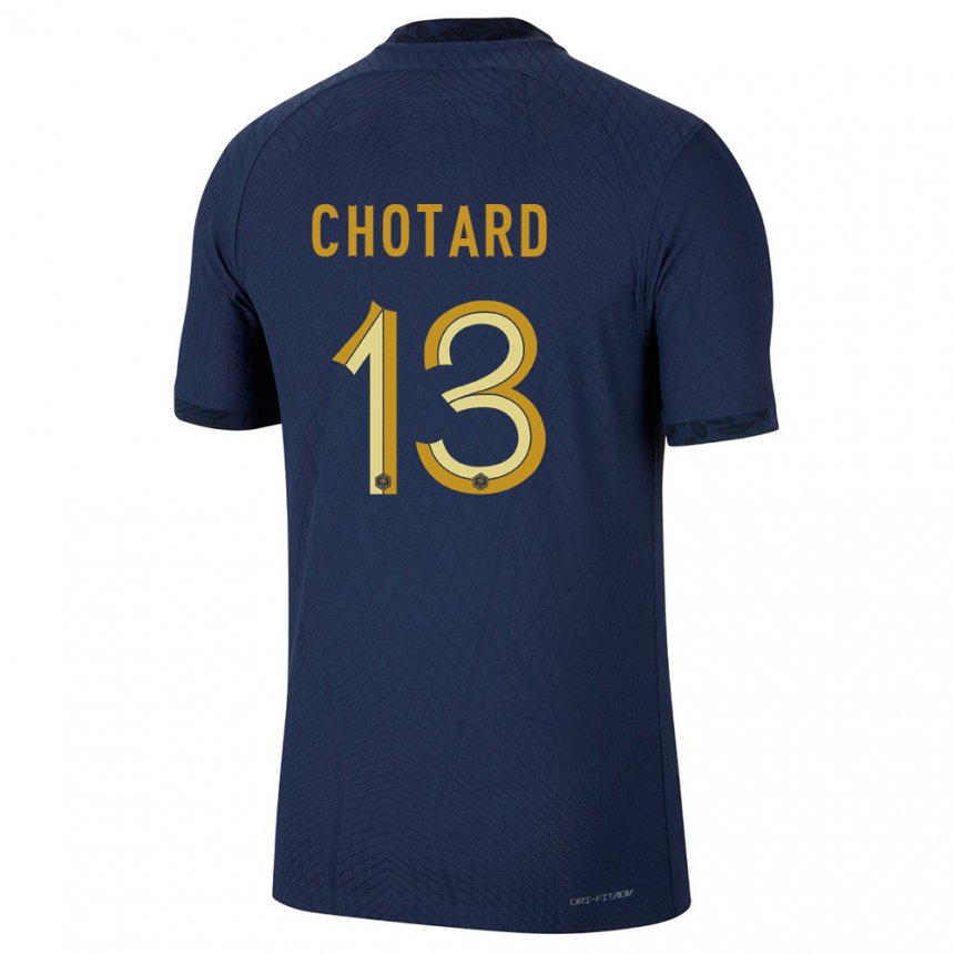 Damen Französische Joris Chotard #13 Marineblau Heimtrikot Trikot 22-24 T-shirt Belgien