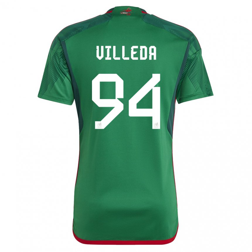 Damen Mexikanische Melany Villeda #94 Grün Heimtrikot Trikot 22-24 T-shirt Belgien
