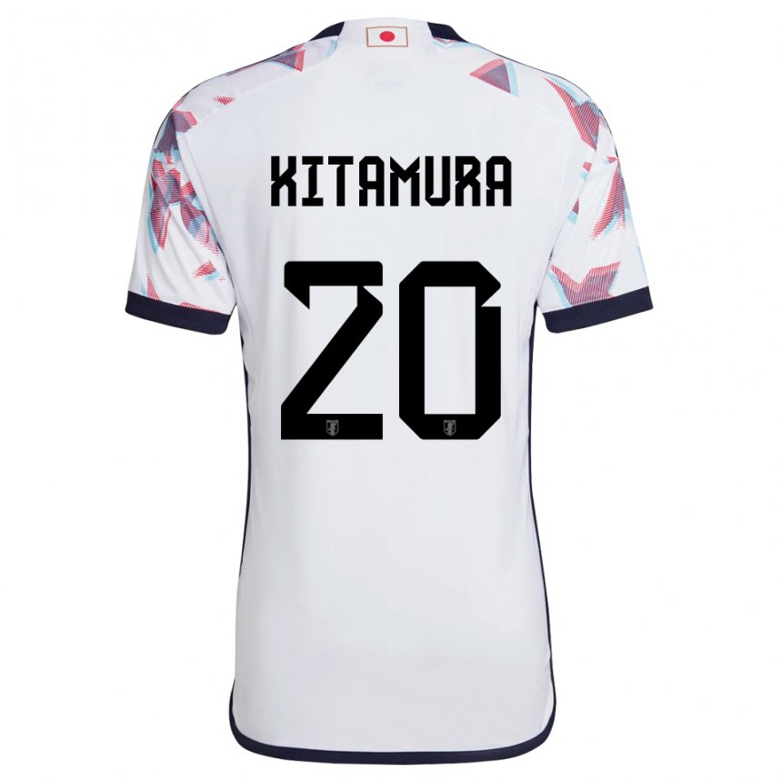 Dames Japans Nanami Kitamura #20 Wit Uitshirt Uittenue 22-24 T-shirt België
