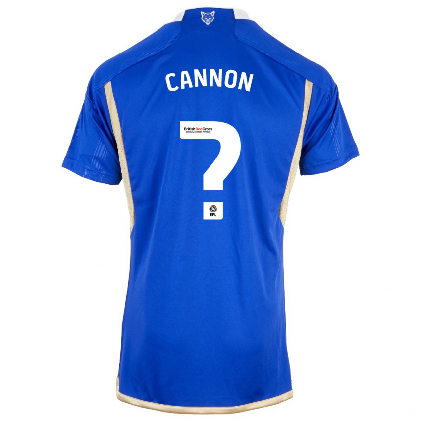 Enfant Maillot Thomas Cannon #0 Bleu Tenues Domicile 2023/24 T-Shirt Belgique
