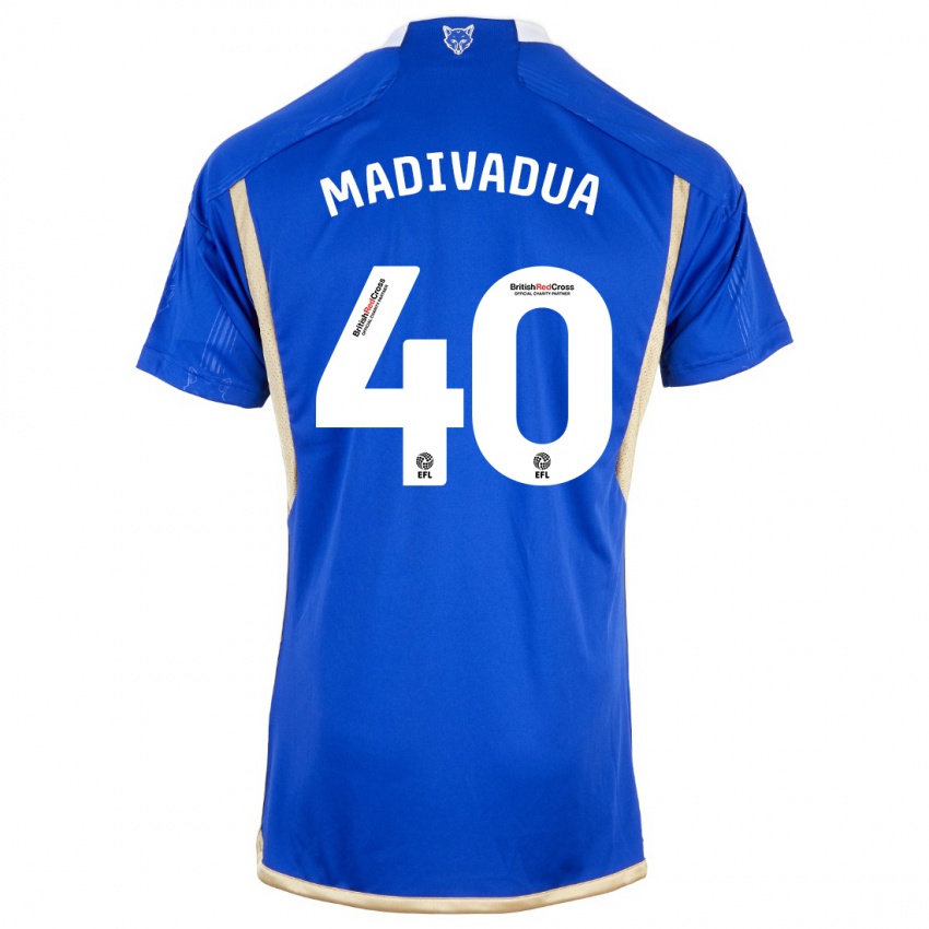 Enfant Maillot Wanya Marçal #40 Bleu Tenues Domicile 2023/24 T-Shirt Belgique