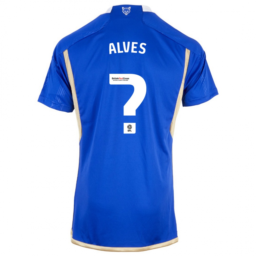 Kinderen Will Alves #0 Blauw Thuisshirt Thuistenue 2023/24 T-Shirt België