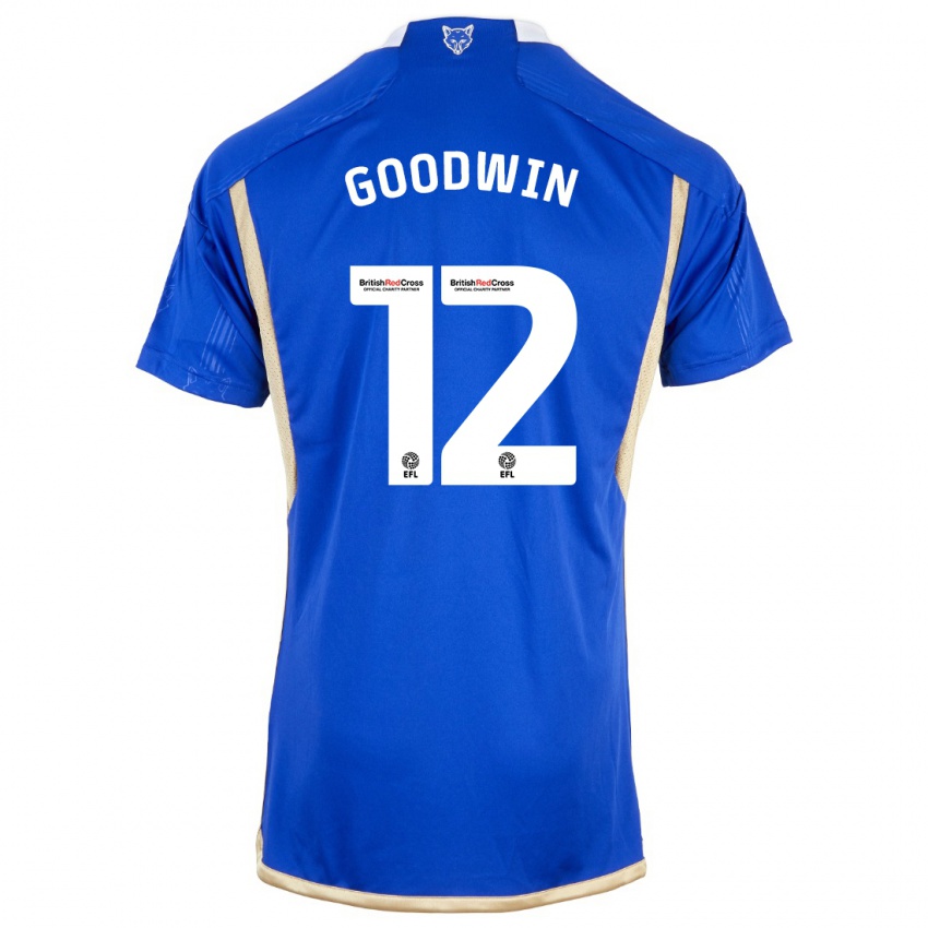 Kinder Missy Goodwin #12 Blau Heimtrikot Trikot 2023/24 T-Shirt Belgien
