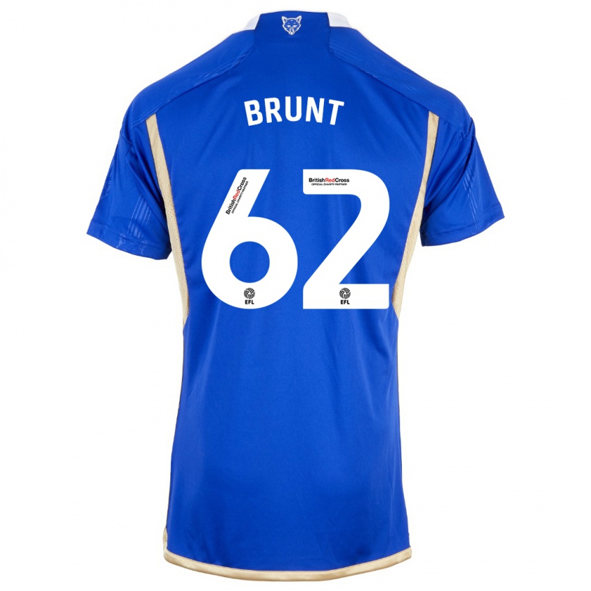 Kinder Lewis Brunt #62 Blau Heimtrikot Trikot 2023/24 T-Shirt Belgien