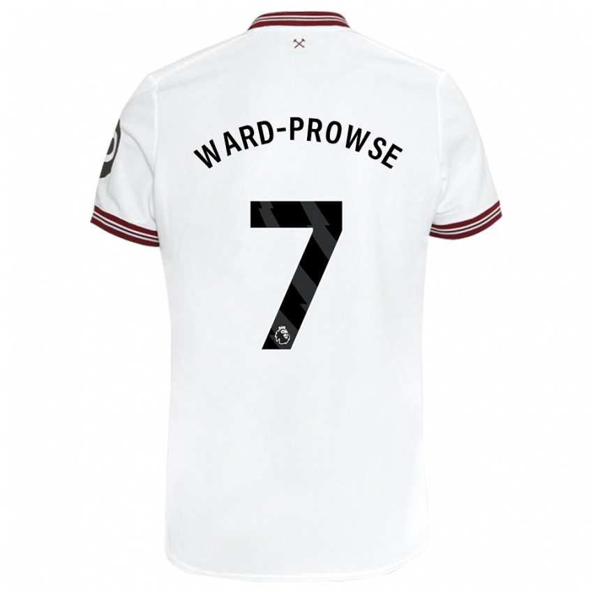 Enfant Maillot James Ward-Prowse #7 Blanc Tenues Extérieur 2023/24 T-Shirt Belgique