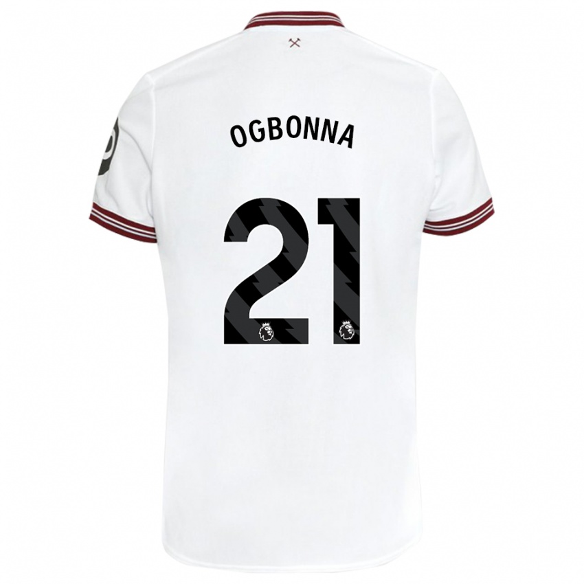 Kinder Angelo Ogbonna #21 Weiß Auswärtstrikot Trikot 2023/24 T-Shirt Belgien