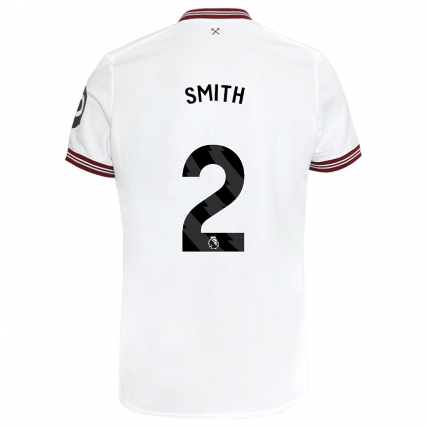 Enfant Maillot Kirsty Smith #2 Blanc Tenues Extérieur 2023/24 T-Shirt Belgique