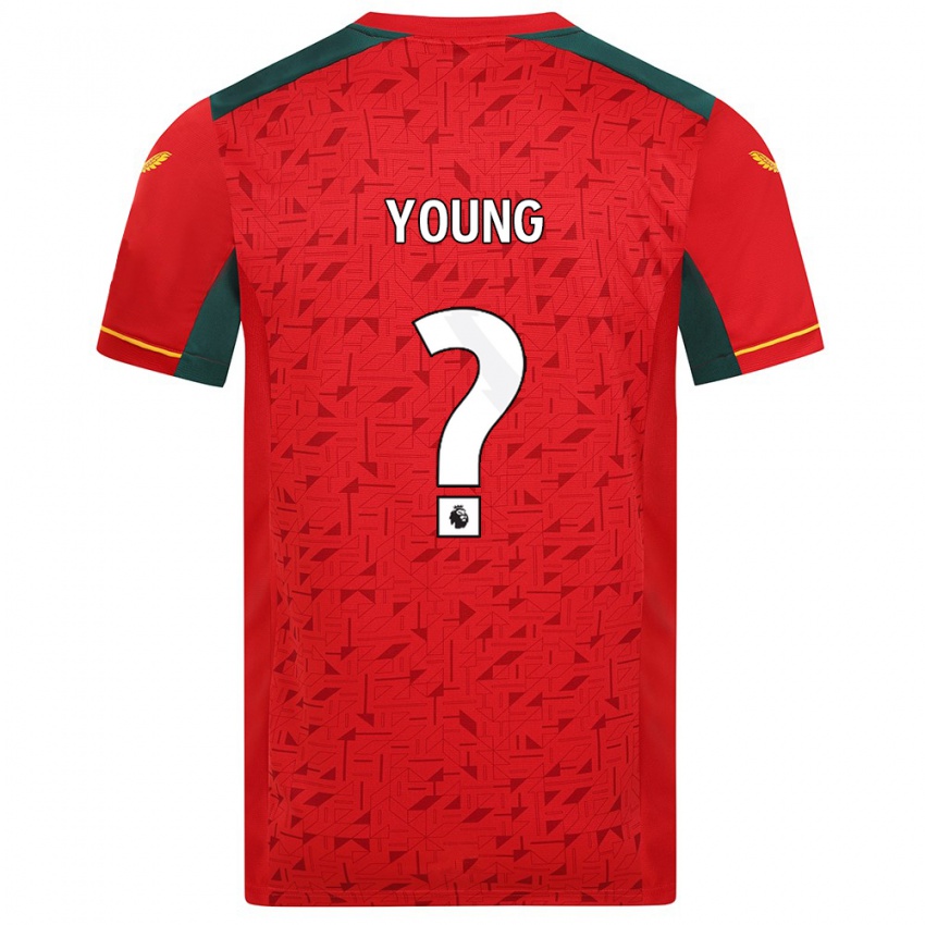Enfant Maillot Joe Young #0 Rouge Tenues Extérieur 2023/24 T-Shirt Belgique