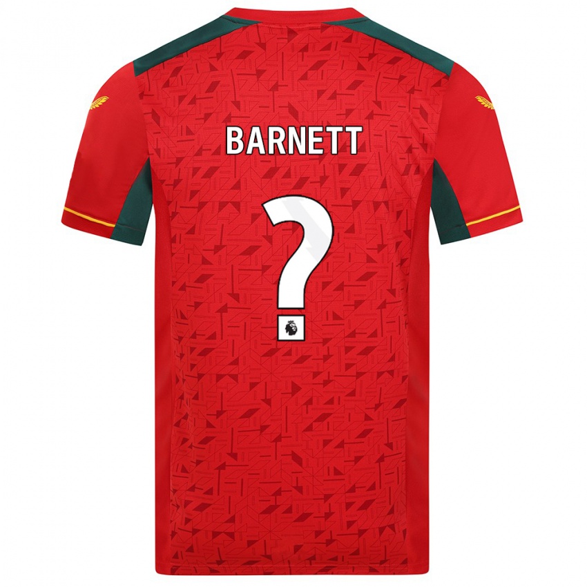 Enfant Maillot Ty Barnett #0 Rouge Tenues Extérieur 2023/24 T-Shirt Belgique