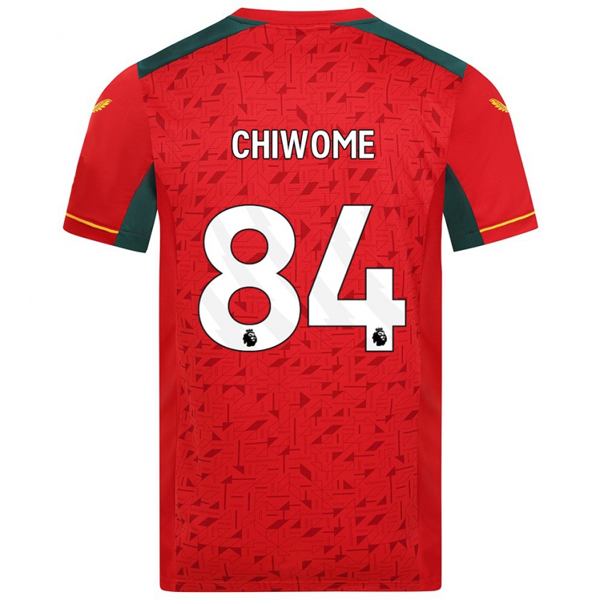 Enfant Maillot Leon Chiwome #84 Rouge Tenues Extérieur 2023/24 T-Shirt Belgique