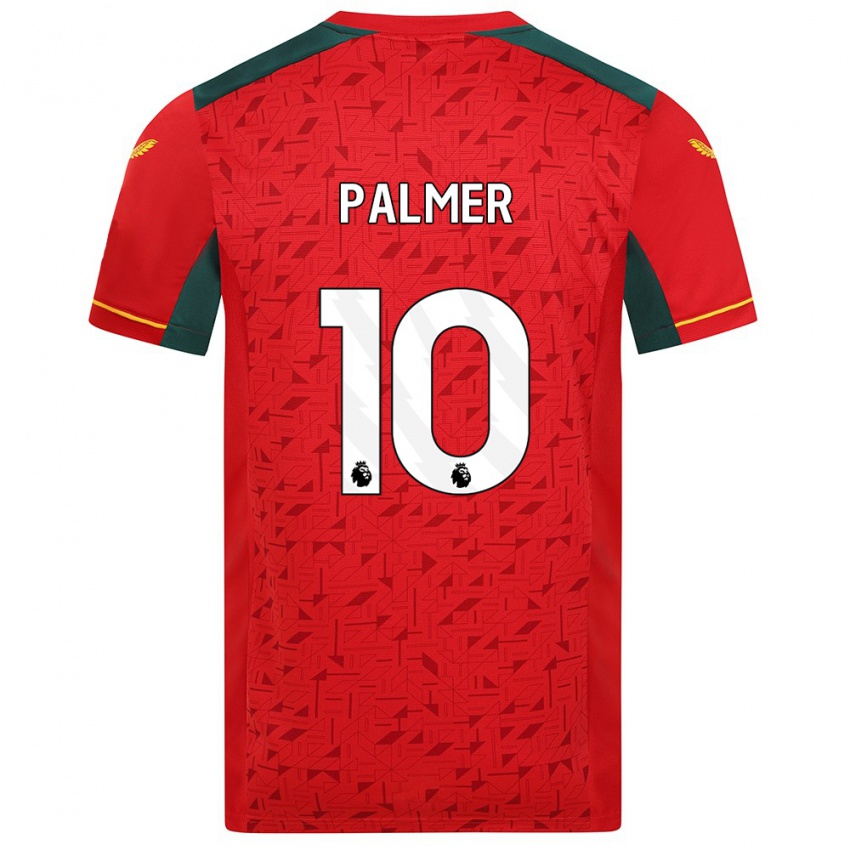 Enfant Maillot Jamila Palmer #10 Rouge Tenues Extérieur 2023/24 T-Shirt Belgique