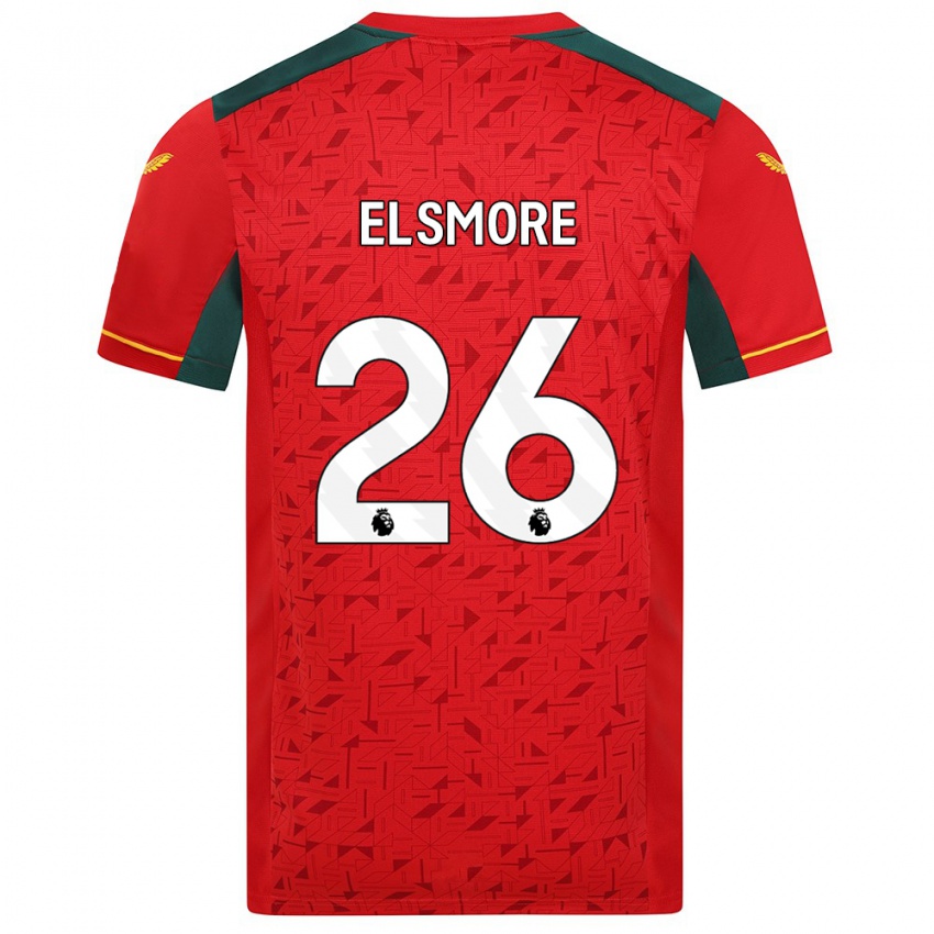Enfant Maillot Ria Elsmore #26 Rouge Tenues Extérieur 2023/24 T-Shirt Belgique