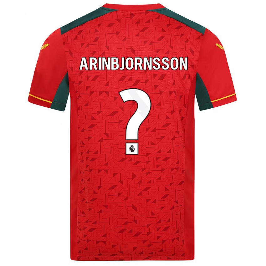 Kinderen Palmi Arinbjornsson #0 Rood Uitshirt Uittenue 2023/24 T-Shirt België