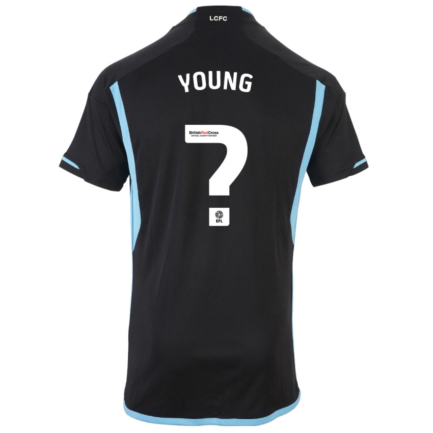 Kinderen Brad Young #1 Zwart Uitshirt Uittenue 2023/24 T-Shirt België