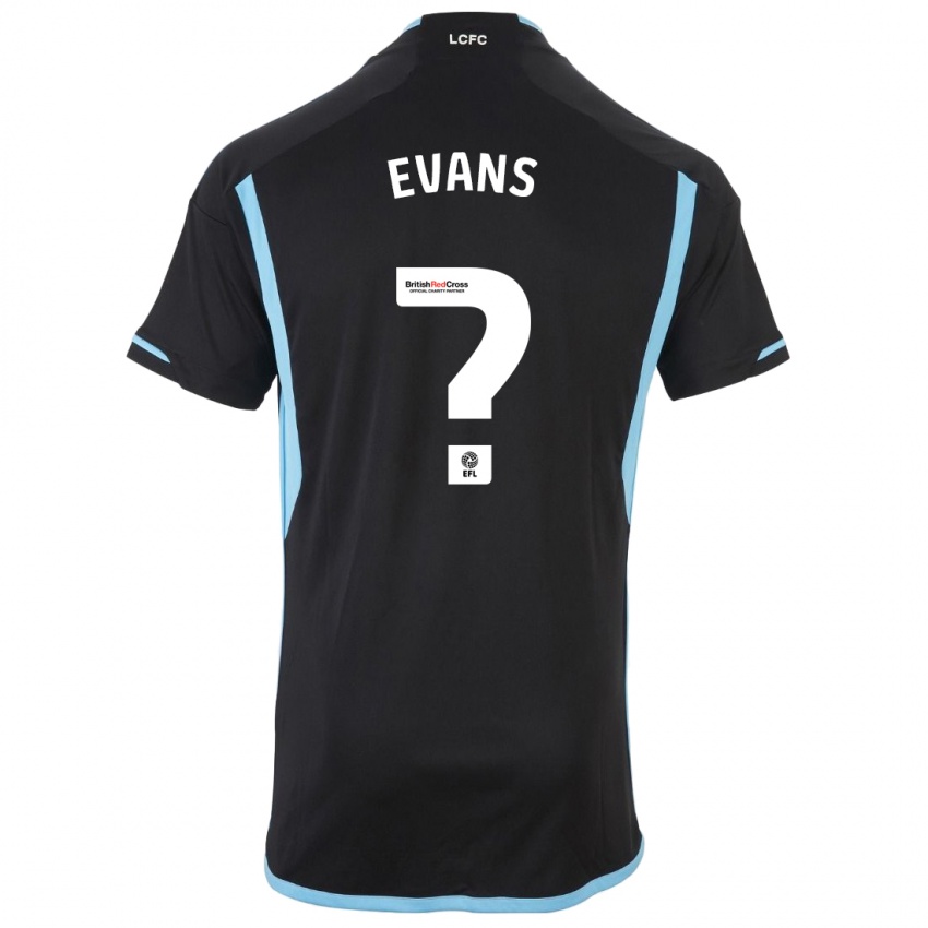 Kinderen Reece Evans #0 Zwart Uitshirt Uittenue 2023/24 T-Shirt België